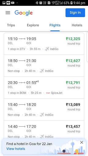 Flight Search - Google Flights Web Browser screenshot 3