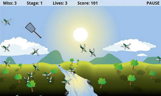 Funny Mosquito Smasher Free screenshot 3