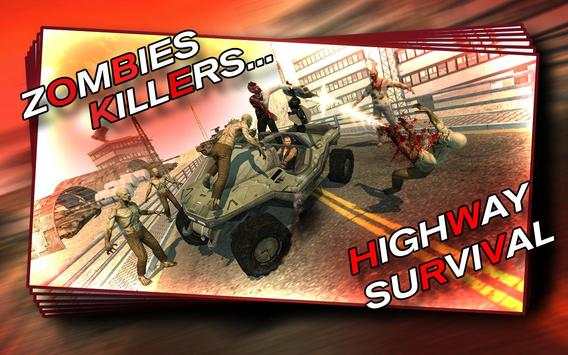pembalap jalan raya zombie screenshot 1