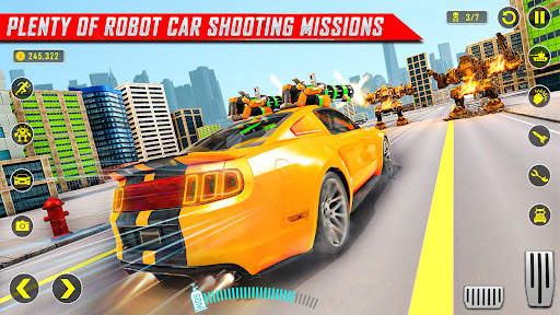 Lion Robot Car Game:Robot Game screenshot 7