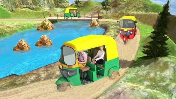 crazy rocket rickshaw screenshot 1