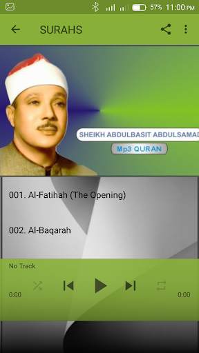 Sheikh Abdulbasit Mp3 Quran screenshot 4