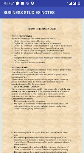 Business Studies Form 1-Form 4 Notes screenshot 4