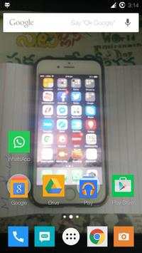 Transaprent Live Wallpaper Fun screenshot 2