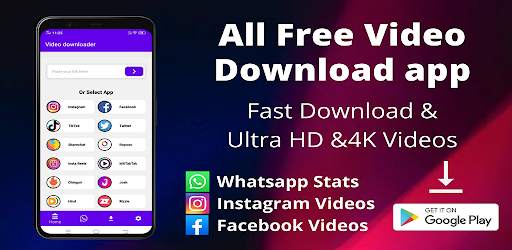 All Video Downloader - Video Download App 2021 screenshot 1