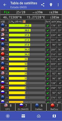 Estado GNSS (Prueba de  GPS) screenshot 2