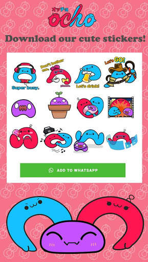 Official Ocho Stickers for WhatsApp screenshot 6