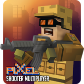 Mad Battle Gun Pixel Shooter Multiplayer 3D icon