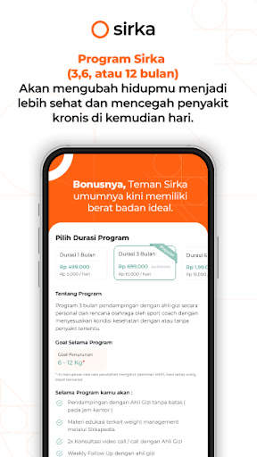 Sirka - Aplikasi Diet Terbaik screenshot 5