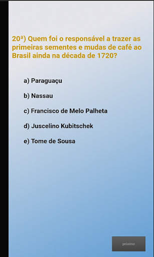 QQB- Quiz Quebra Bloco - Tema: História do Brasil screenshot 5