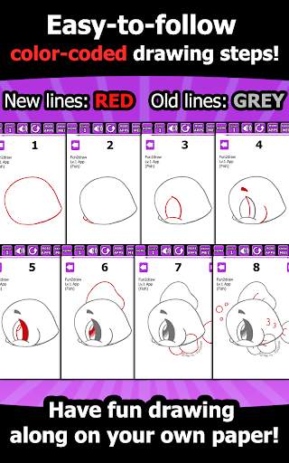 Learn to Draw Easy Cartoons screenshot 9