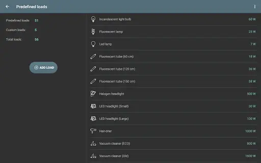Electrical Cost screenshot 8