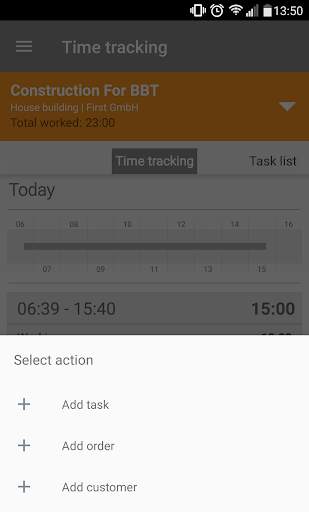 Mobile Worker - Time tracker screenshot 4