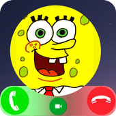 Fake Call From spng bob icon