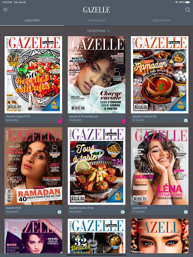 Gazelle Magazine App screenshot 1