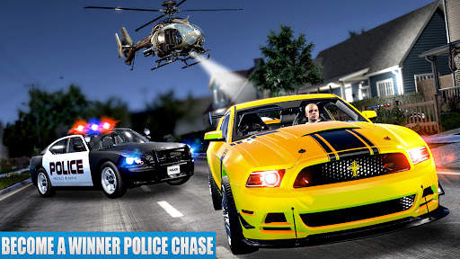 US Police Car driving Chase 3D screenshot 1
