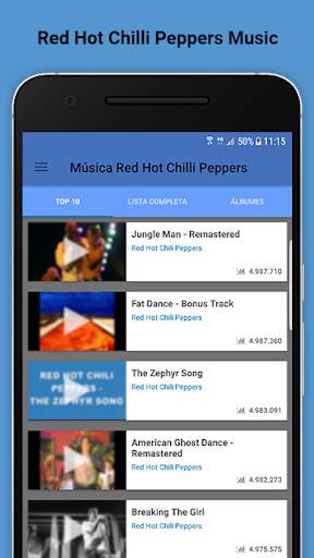 Red Hot Chili Peppers music - Música de RHCP screenshot 1