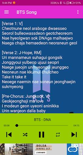 BTS Song Offline screenshot 6