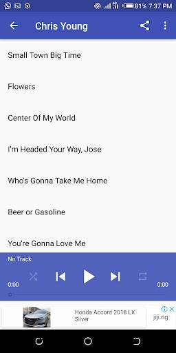 Chris Young Songs screenshot 4