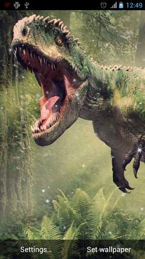 Dinosaurs Live Wallpaper screenshot 1