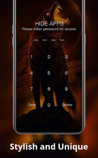 Full moon night theme howling the wolf king скриншот 4