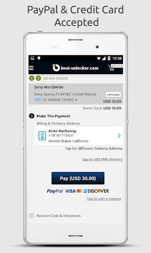 SIM Unlock for Sony Xperia screenshot 1