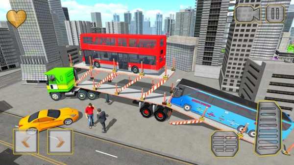 Bus Transport Trailer Truck Simulator 🚚 screenshot 3