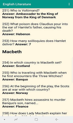 English Literature BCS screenshot 6