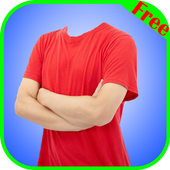 Man T-shirt Photo Suit Editor icon