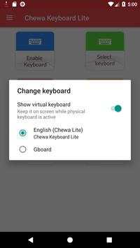 Chewa Keyboard Lite screenshot 3