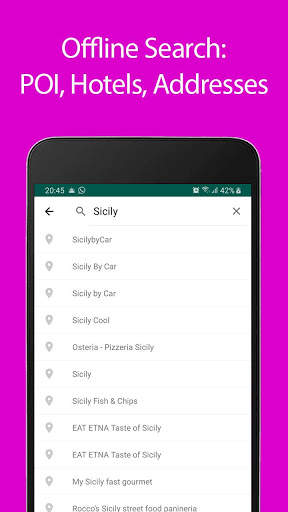 Sicily Offline Map and Travel Guide screenshot 3