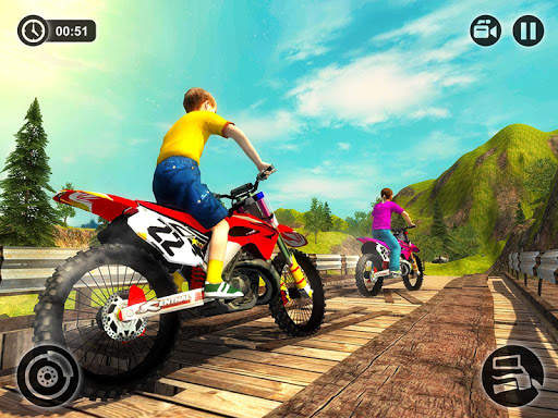 Kids Downhill Mountain Motorbi screenshot 9