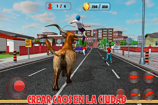 simulador de toros: alboroto toro enojado 2019 screenshot 13