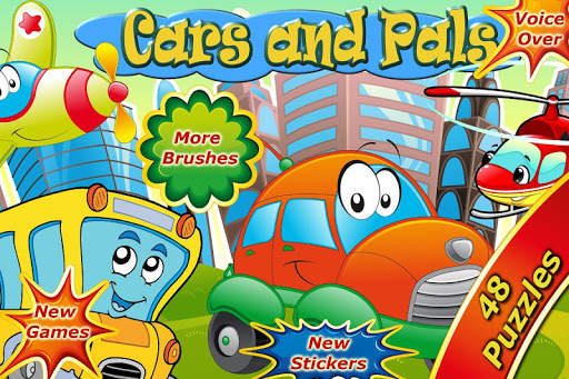 Cars for Kids: Puzzle Games ❤️🚗🚒🚚🚜🚌🚁✈️ screenshot 8