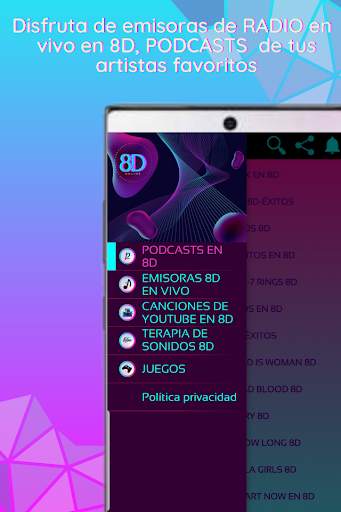 Online 8D 360 Music for your senses screenshot 2