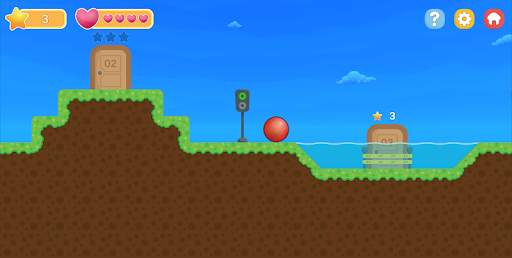 Bounce World 🔴 Improved classic arcade game screenshot 1
