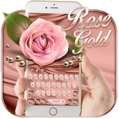 Rose Gold Emoji Keyboard иконка
