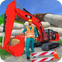Off Road Excavator Simulator Mountain Cutter 3D logo