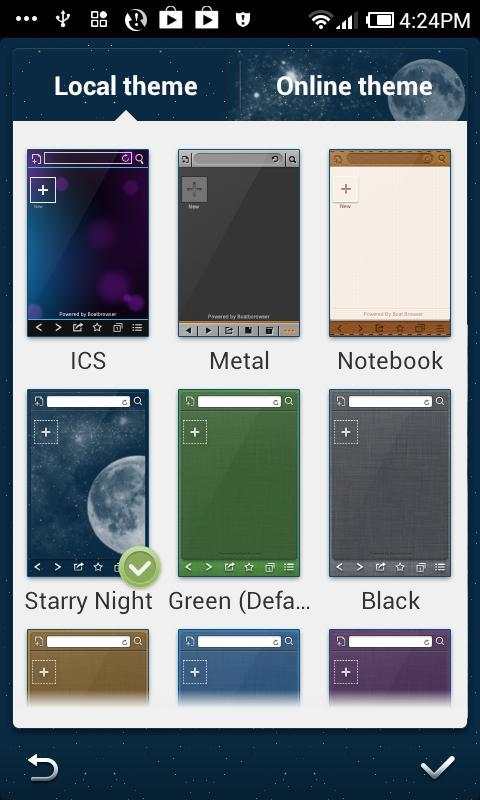 Starry Night Boat Mini Theme स्क्रीनशॉट 5