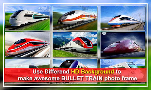 Bullet Train Dual Photo Frames screenshot 3
