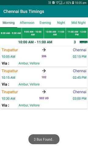 Tirupattur Bus Timing screenshot 3