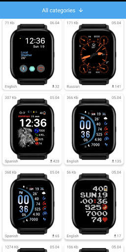 Amazfit GTS 2 WatchFaces स्क्रीनशॉट 1