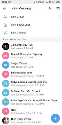 Jk light messenger screenshot 3