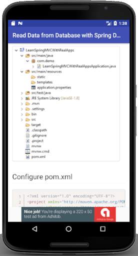 Learn Spring MVC with Real Apps скриншот 8