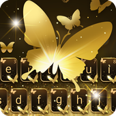 Oro farfalla Keyboard Theme icon