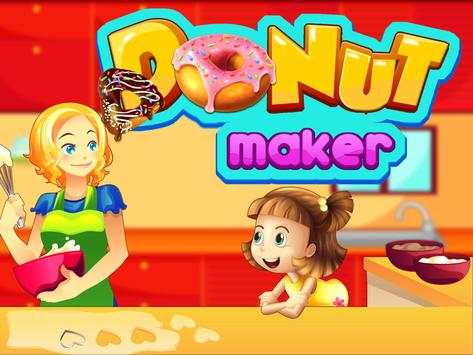 Make Donuts Top Pastry Chef kids Cooking Games 3D screenshot 10
