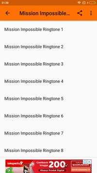 Free Ringtone Mission Impossible screenshot 2