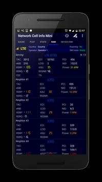 Network Cell Info Mini स्क्रीनशॉट 5