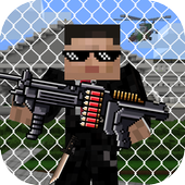 Cube Gun 3d - Free Mine FPS icon