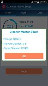 CCleaner Master - Boost screenshot 2
